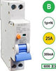 Fehlerstrom-Schutzschalter 25a B Cart 300ma 2p sep - 4518108