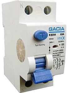 Fehlerstrom-Schutzschalter 63a 30ma 2p Gacia – 4517794