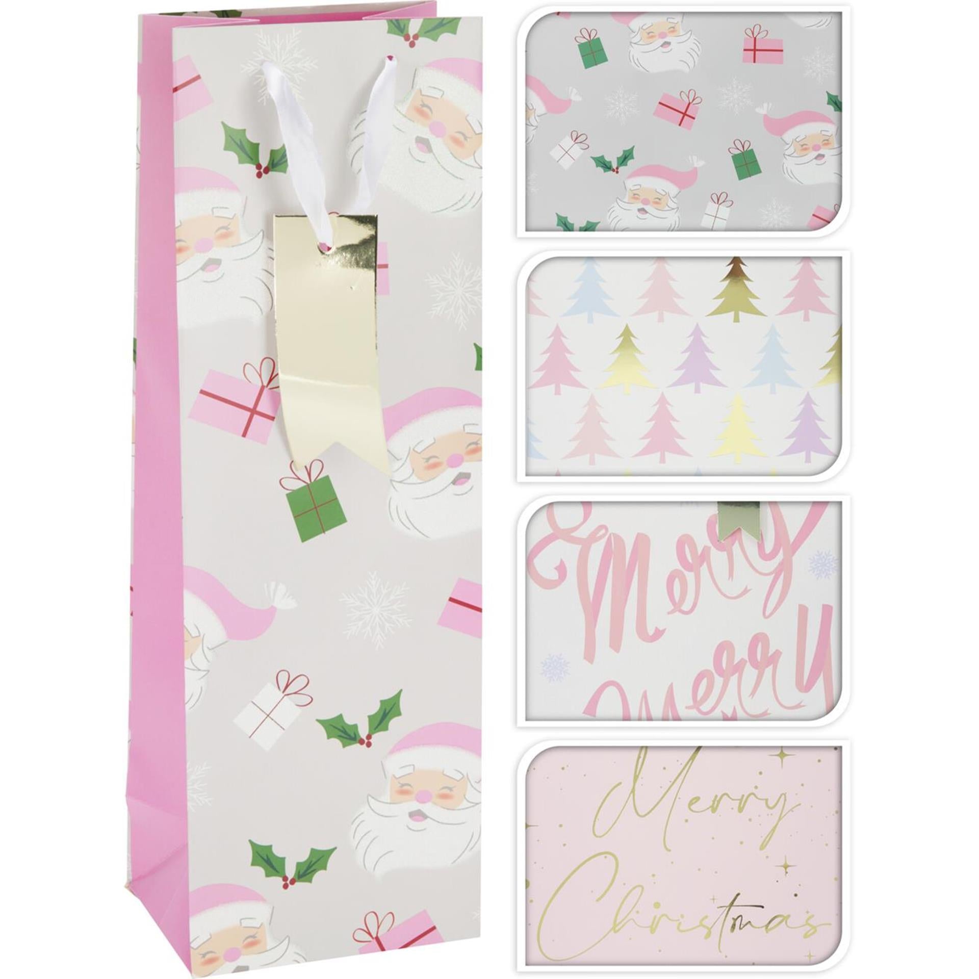 Home-Styling-Geschenktüte für Flaschenweihnachten