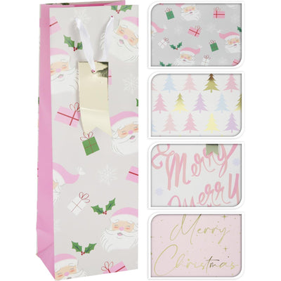Home-Styling-Geschenktüte für Flaschenweihnachten