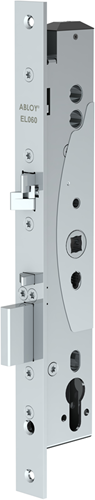 Abloy el260 Paniktürschloss | Signalisierung | selbsthemmend | dm40mm | pc92mm | Frontplatte Edelstahl 24x300mm rechteckig | dr 1+2+3+4 - 10013784