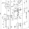 Abloy el560 Sicherheits-Paniktürschloss | einseitig griffgesteuert | selbsthemmend | skg** | dm80mm | pc72mm | Edelstahl-Frontplatte 24x235mm abgerundet | 12 24 V Gleichstrom | dr 1+2+3+4 - 10013887