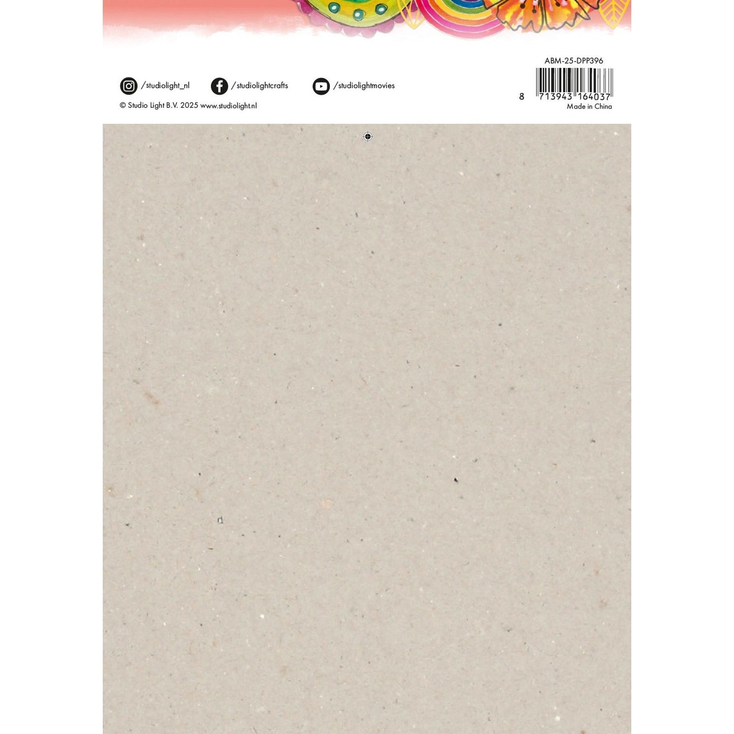 Studiolicht • Kunst von Marlene, Collagenpapier, flippige Blumenmuster