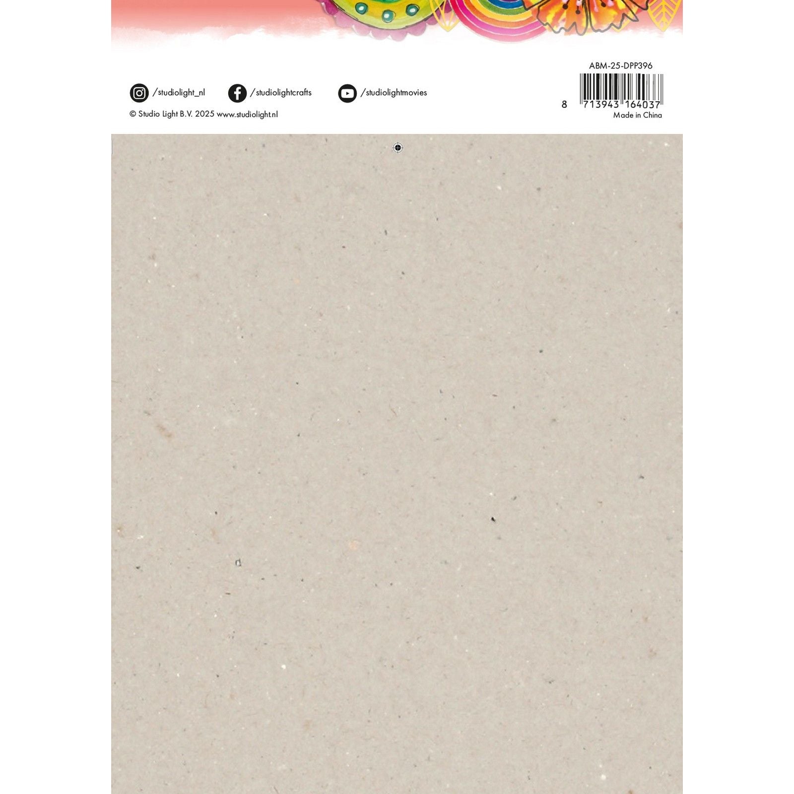 Studiolicht • Kunst von Marlene, Collagenpapier, flippige Blumenmuster