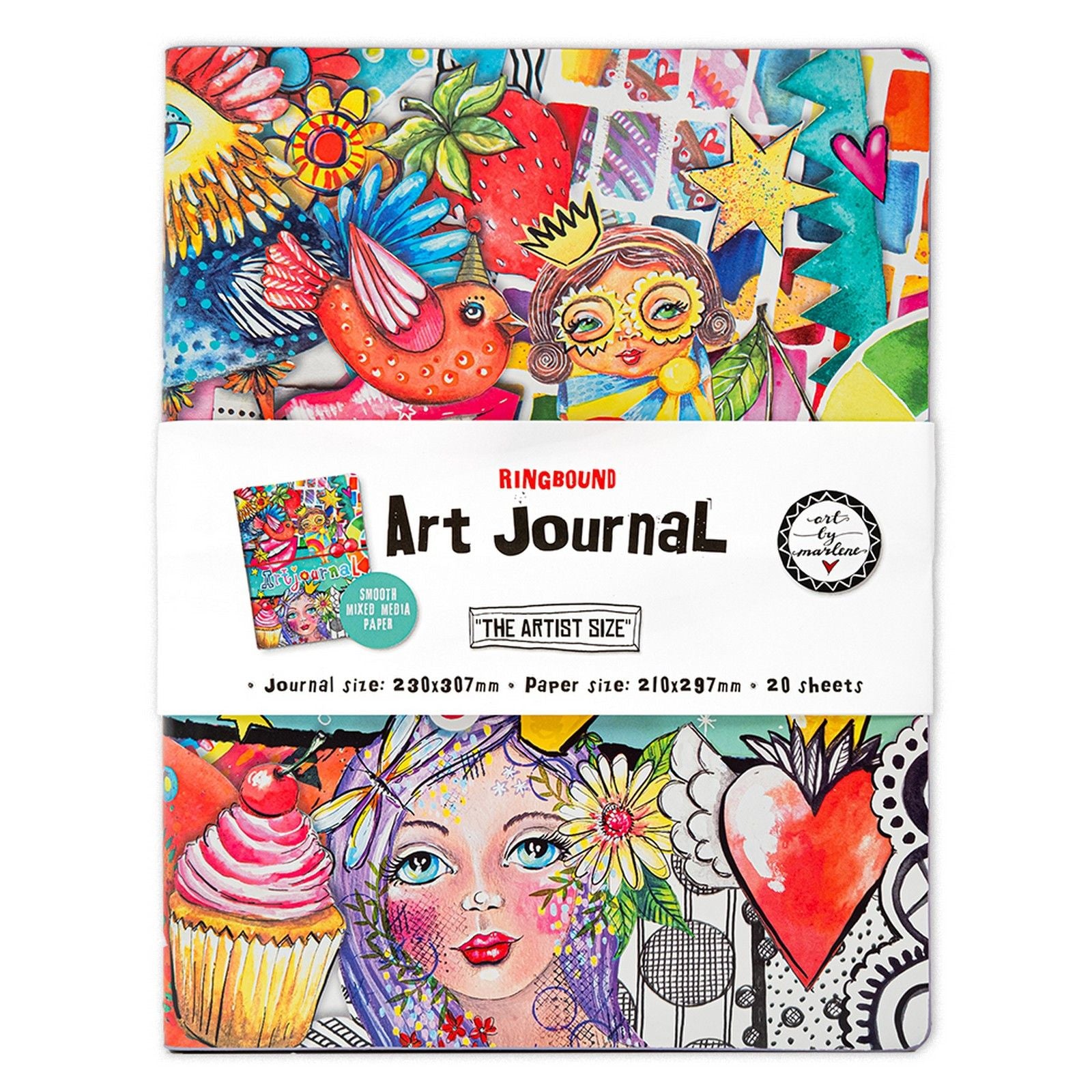 Studiolicht • Kunst von Marlene, Kunstjournal im Künstlerformat, 20 Blatt