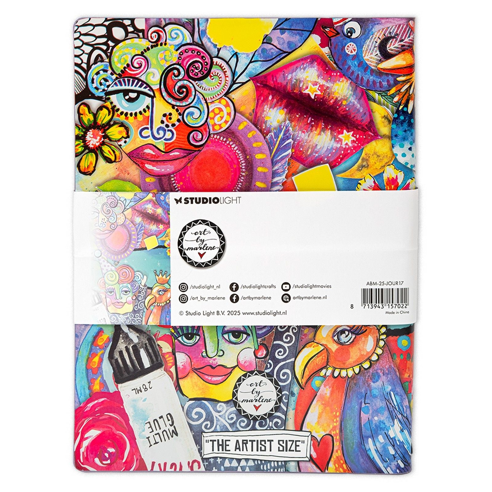 Studiolicht • Kunst von Marlene, Kunstjournal im Künstlerformat, 20 Blatt
