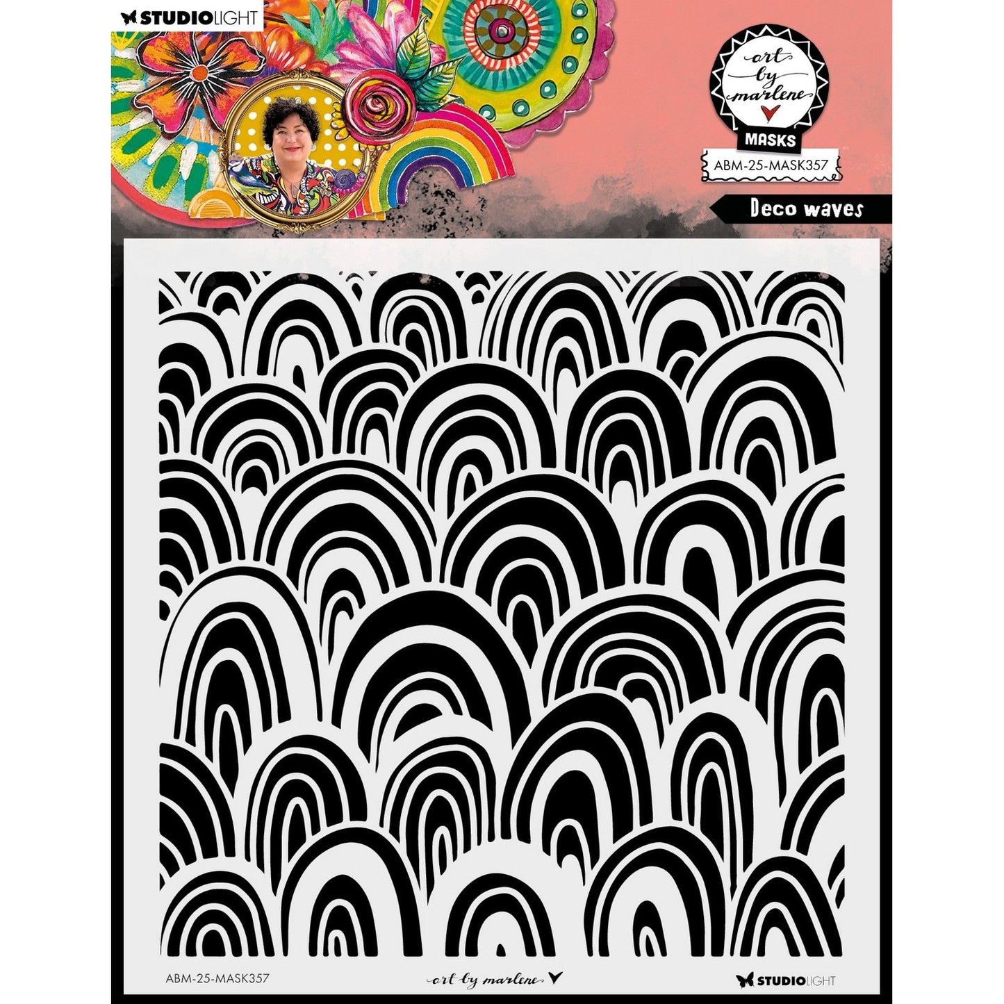 Studiolicht • Kunst von Marlene Mask Deco Waves