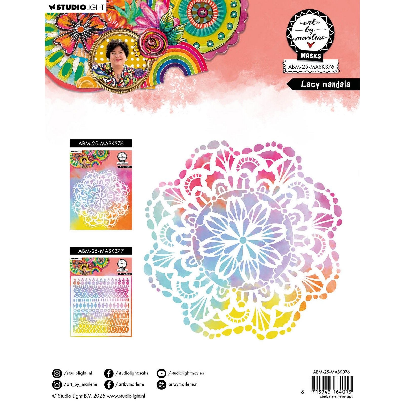 Studiolicht • Kunst von Marlene Mask Spitzenmandala