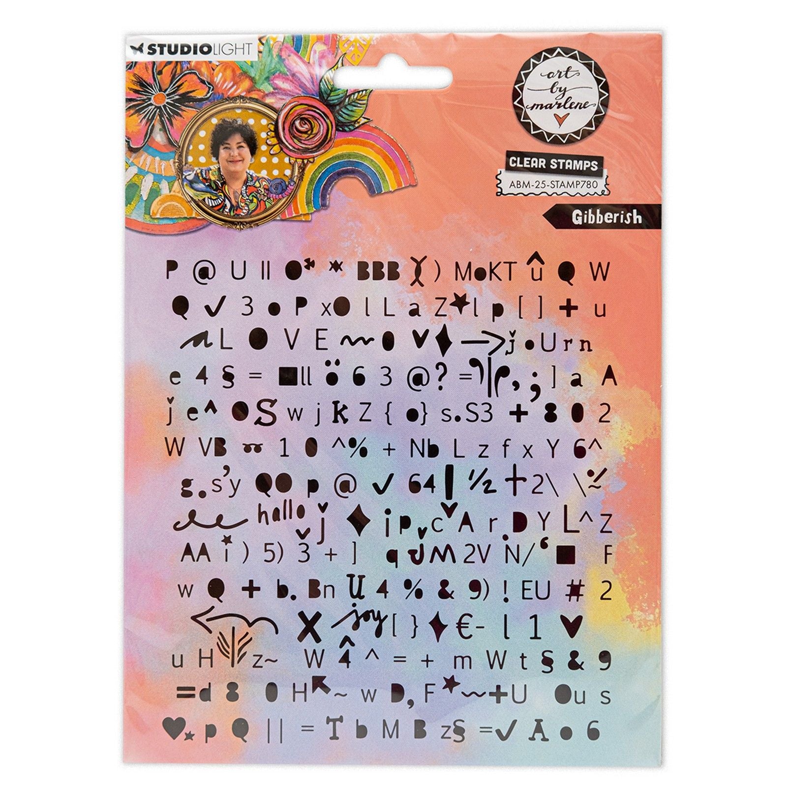 Studiolicht • Kunst von Marlene Clear Stamp Kauderwelsch