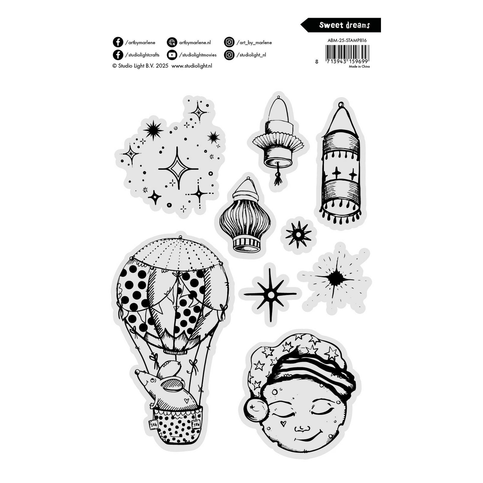 Studiolicht • Kunst von Marlene Clear Stamp Sweet Dreams