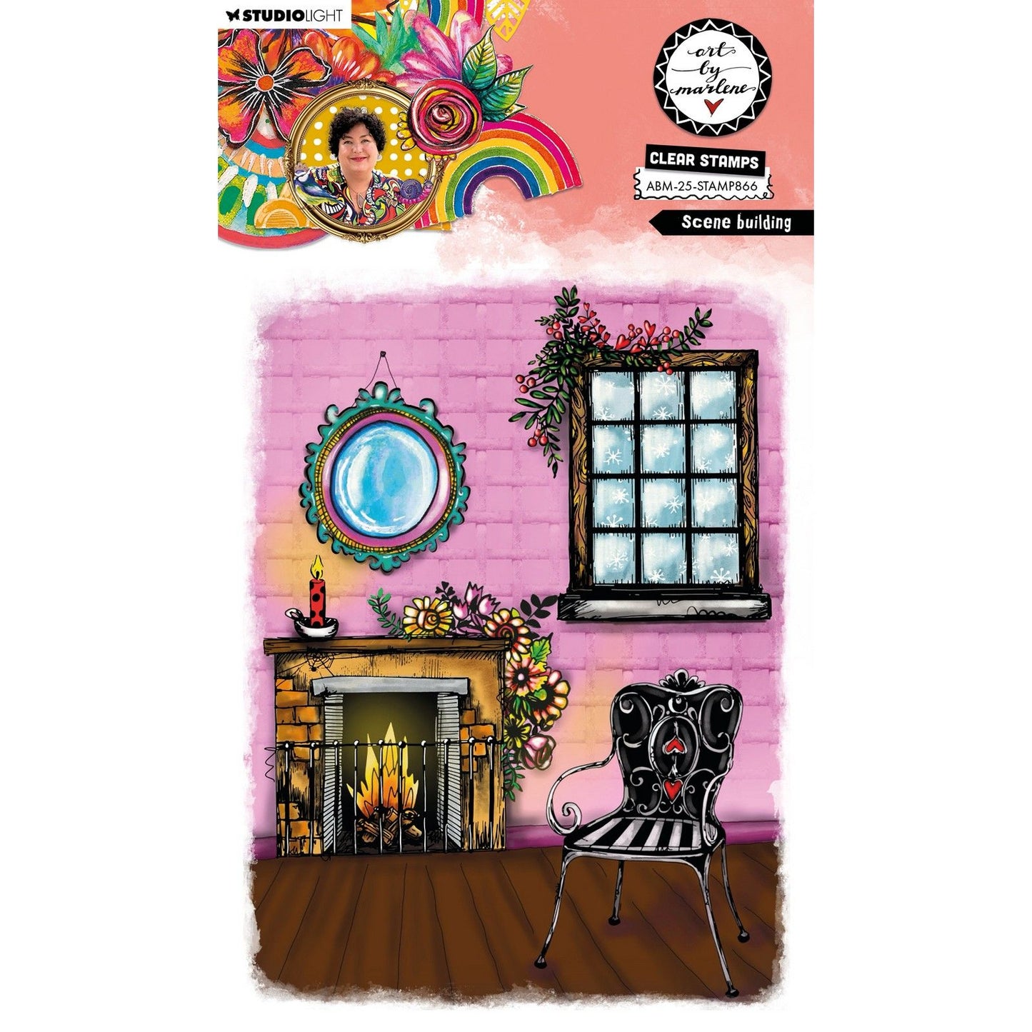 Studiolicht • Kunst von Marlene Clear Stamp Scene Building