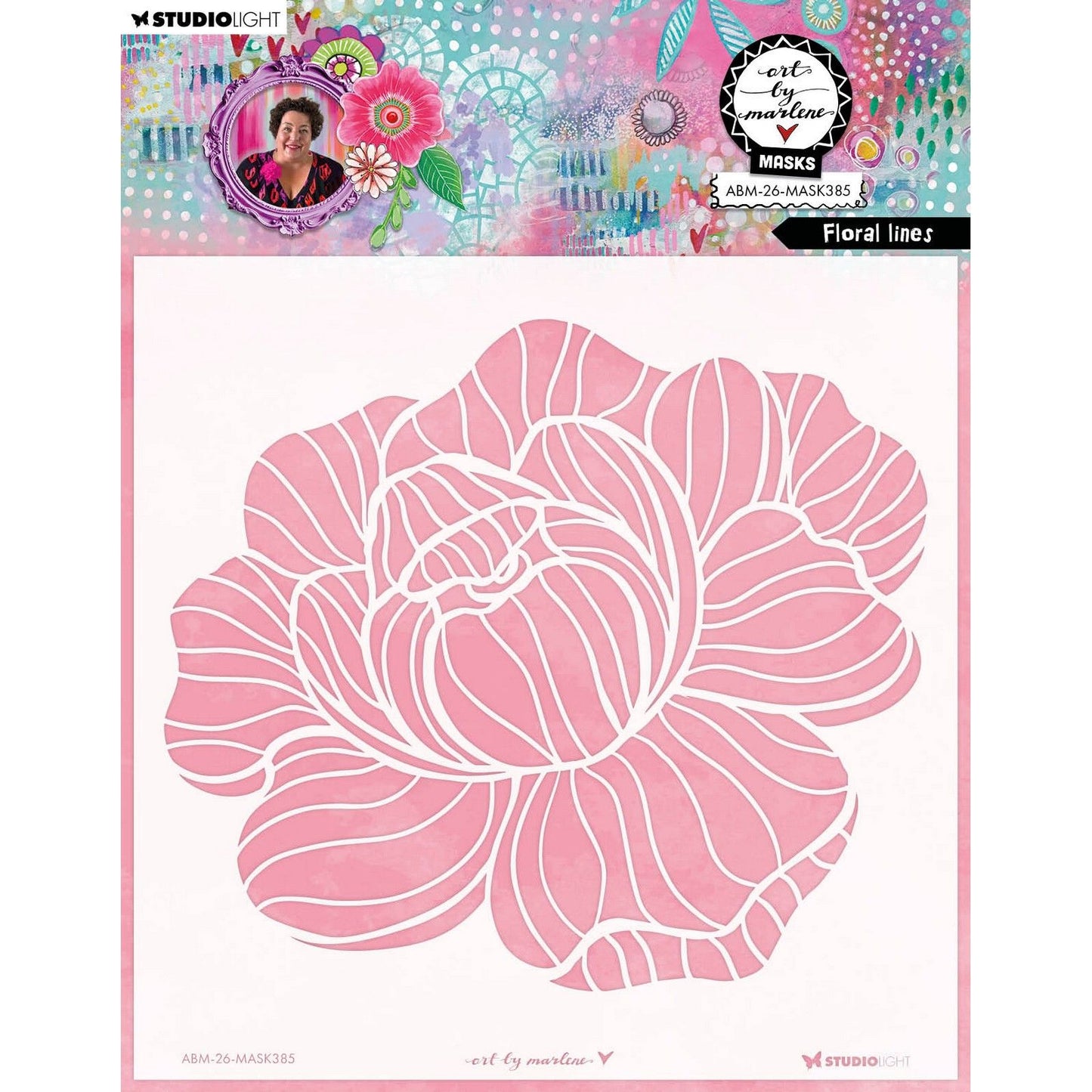 Studiolicht • Kunst von Marlene Mask, florale Linien