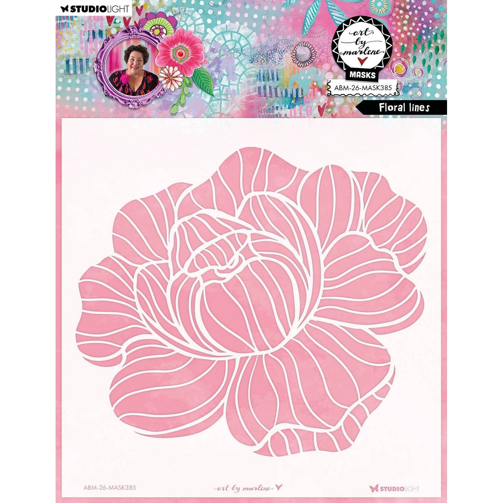 Studiolicht • Kunst von Marlene Mask, florale Linien