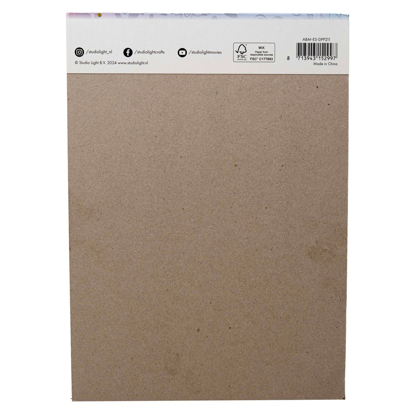 Studio Light • Essentials-Kollektion Design-Papierblockdesigns und -muster