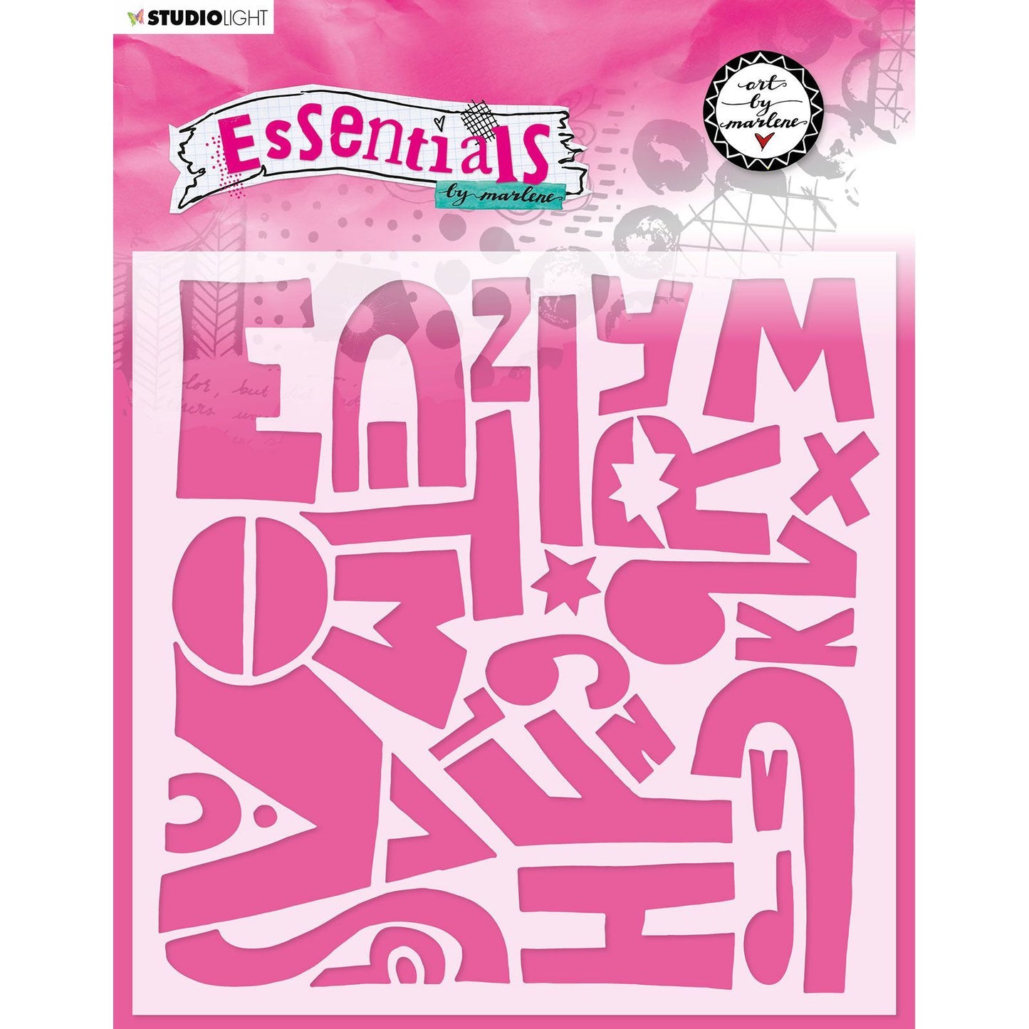 Studiolicht • Essentials-Maskenvorlage alphabetisch Nr. 50