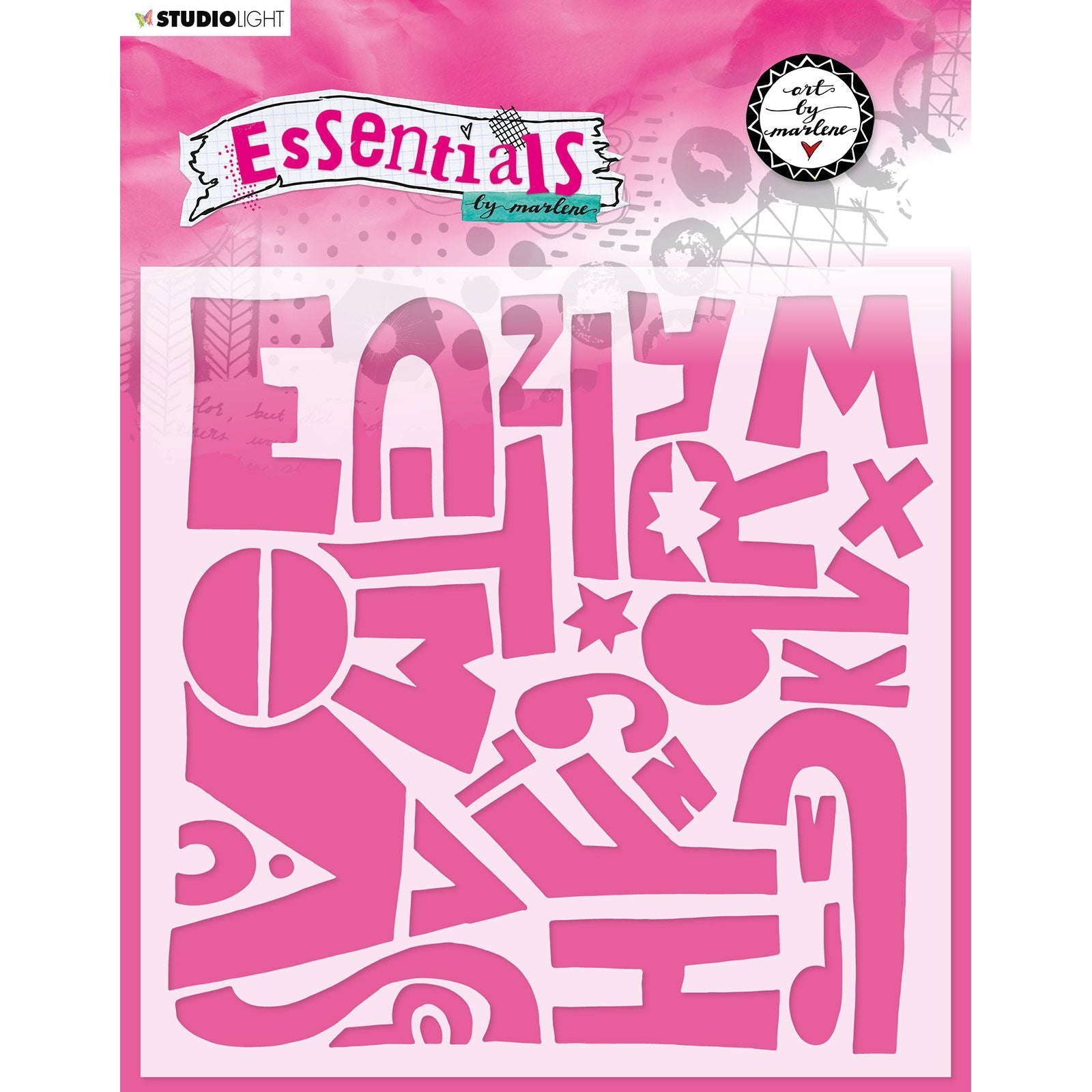 Studiolicht • Essentials-Maskenvorlage alphabetisch Nr. 50