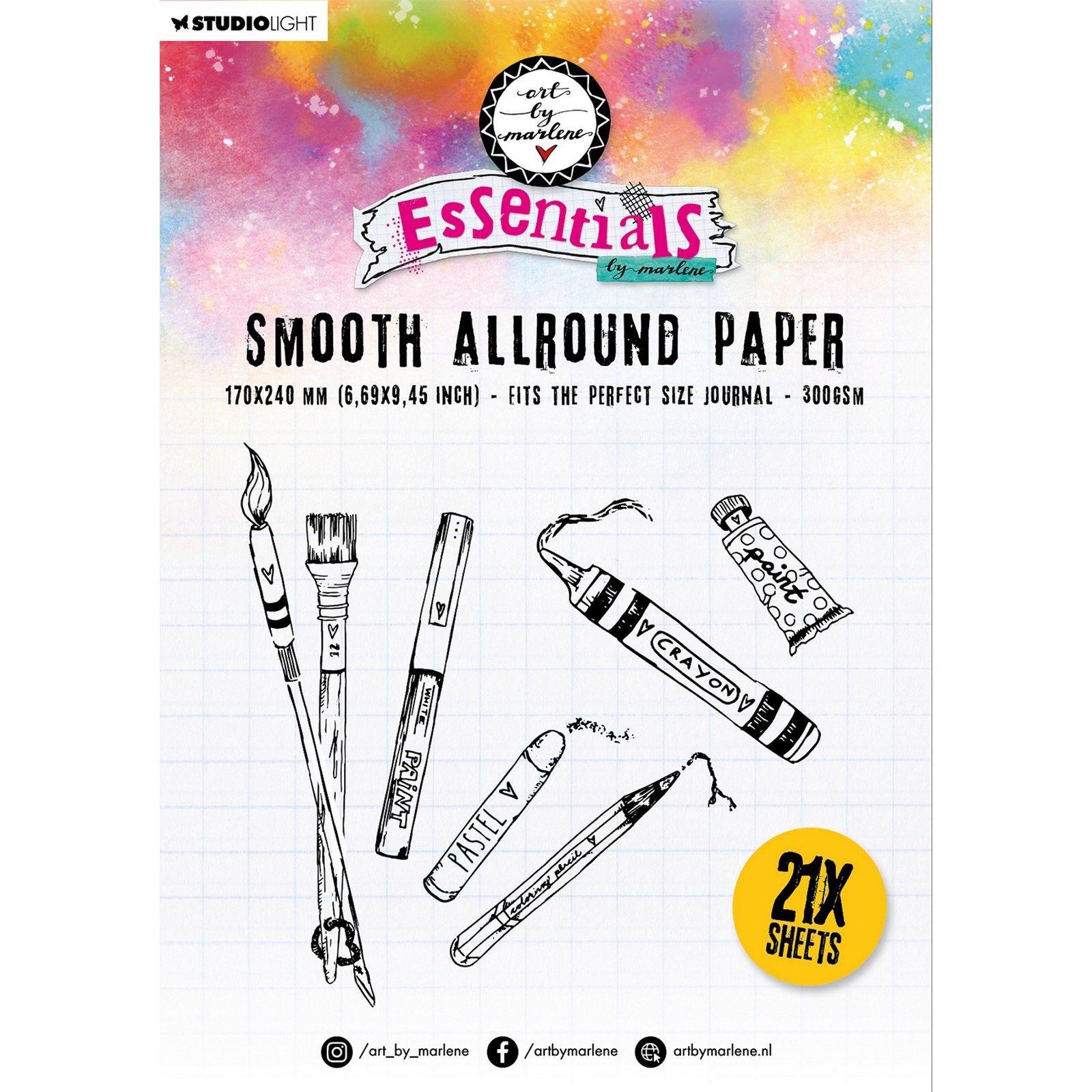 Studioleuchte • essentials Papierblock rundum papierglatt