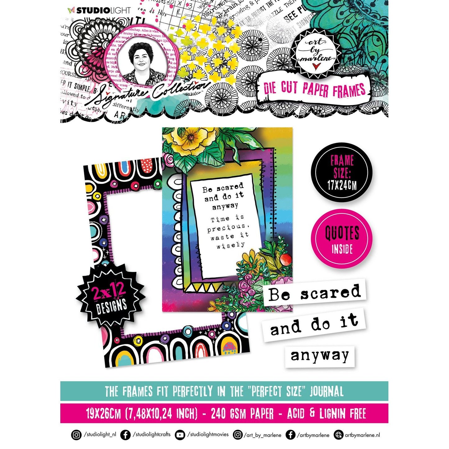 Studio Light • Gestanzte Blockpapierrahmen aus der Signature-Kollektion