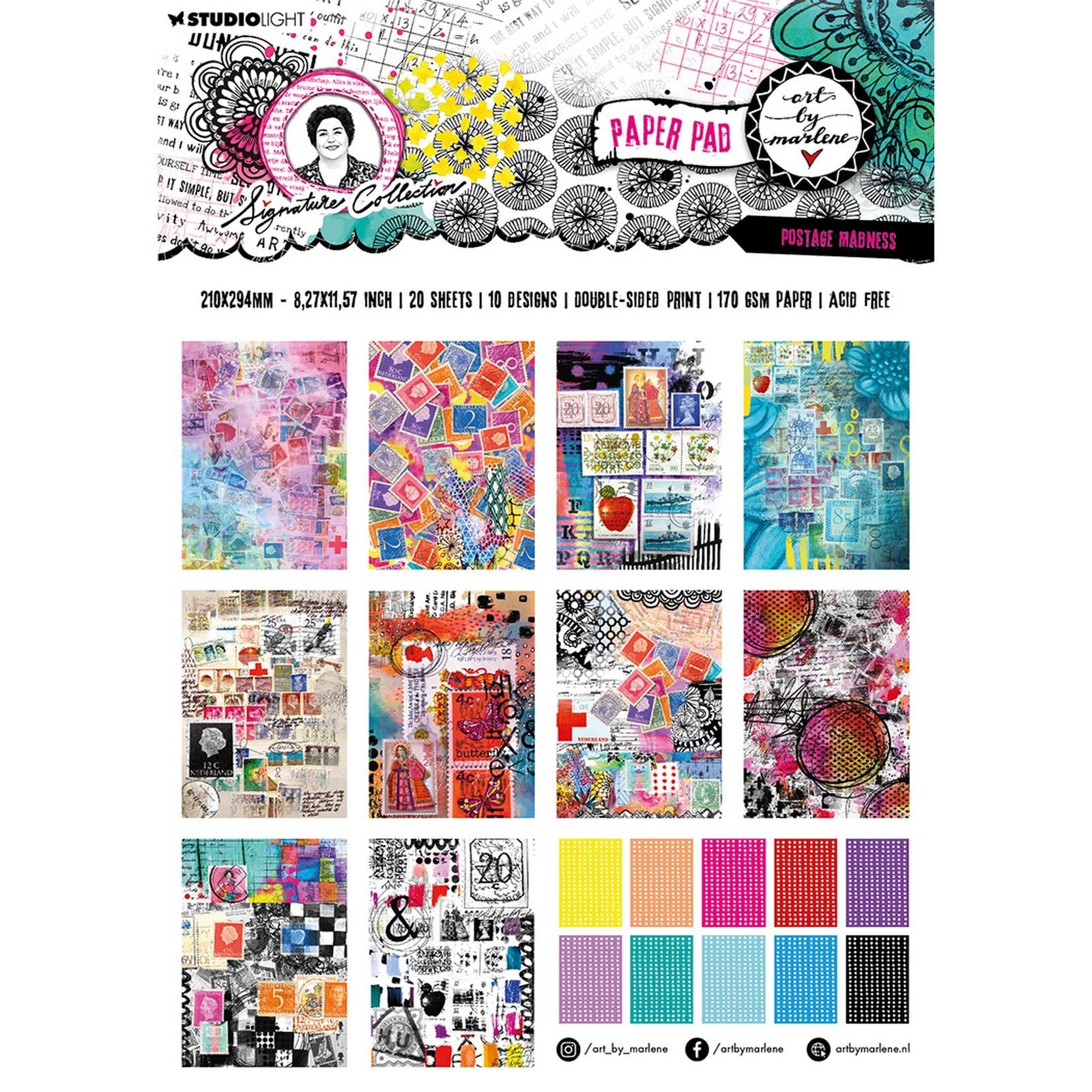 Studio Light • Signature-Kollektion, Designer-Papierblock, Porto-Wahnsinn