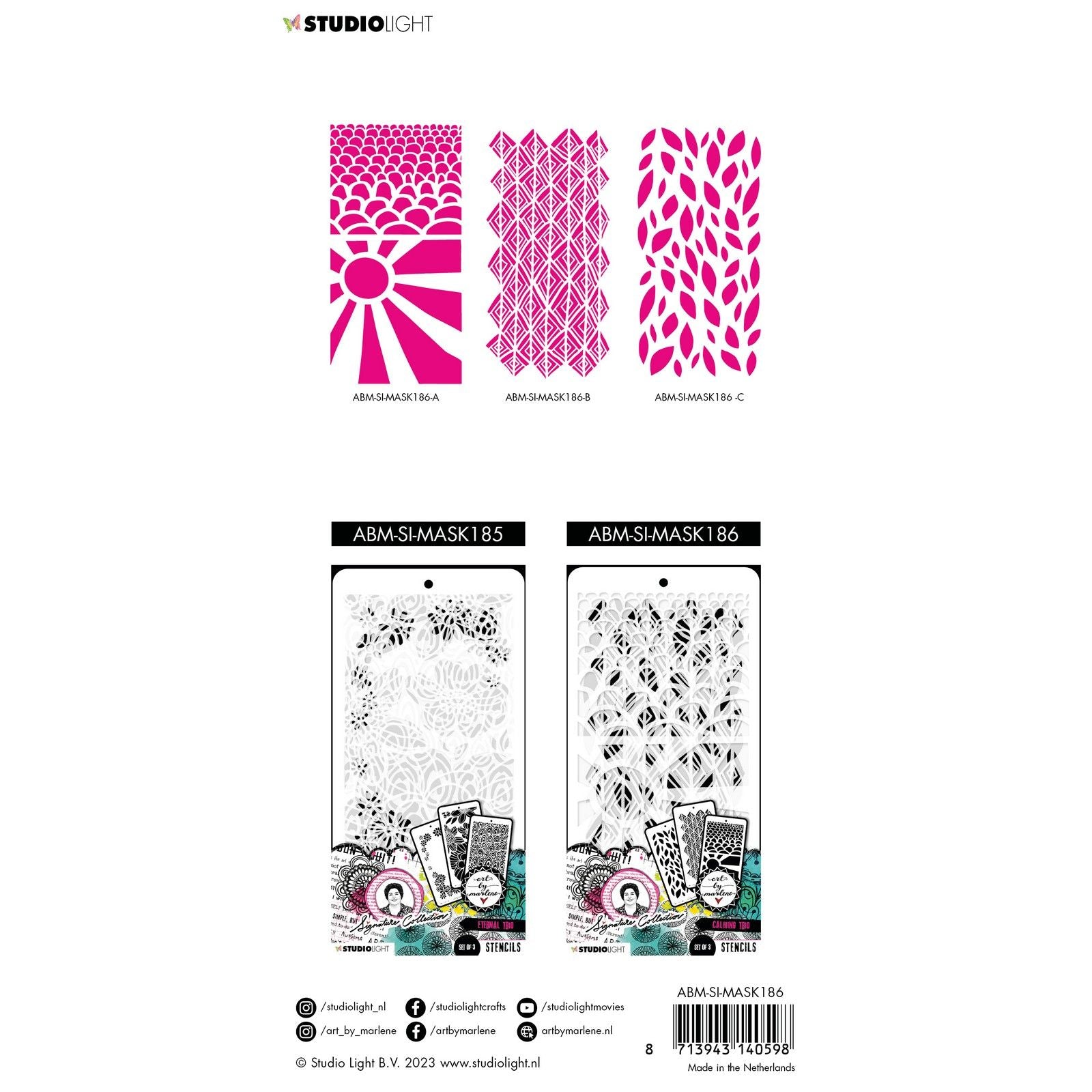 Studio Light • Signature Collection Mask Schablone beruhigendes Trio