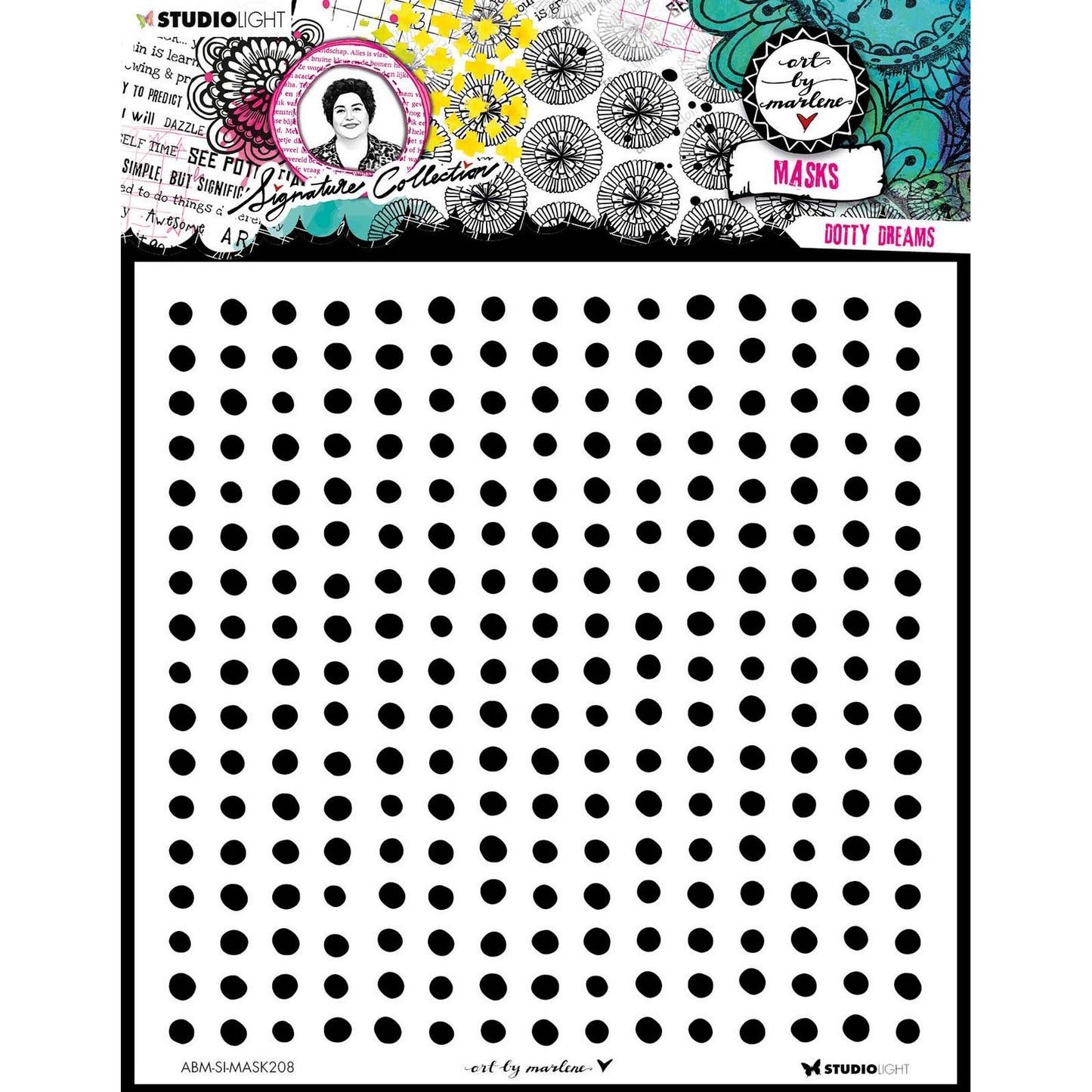 Studiolicht • Signaturkollektion Maskenschablone Dotty Dreams