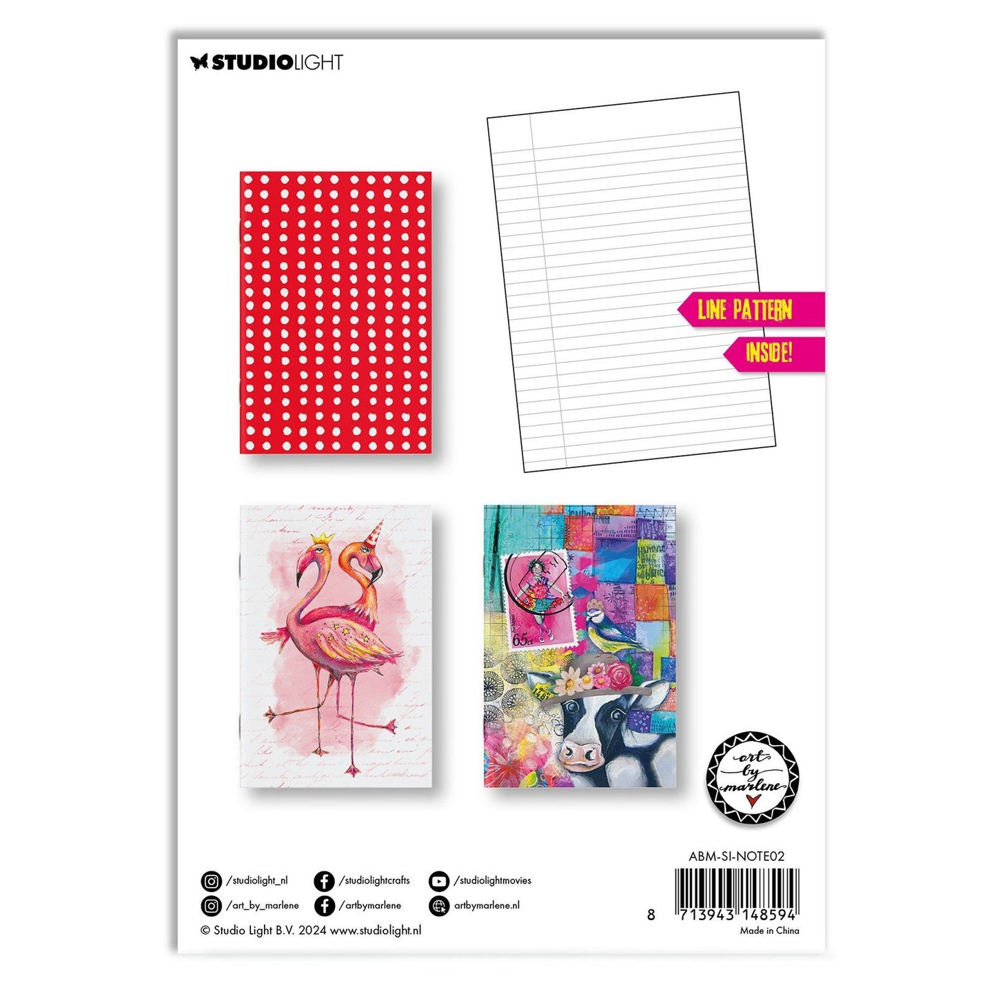Studio Light • Signature Collection Bullet Journals, A5, 3er-Set