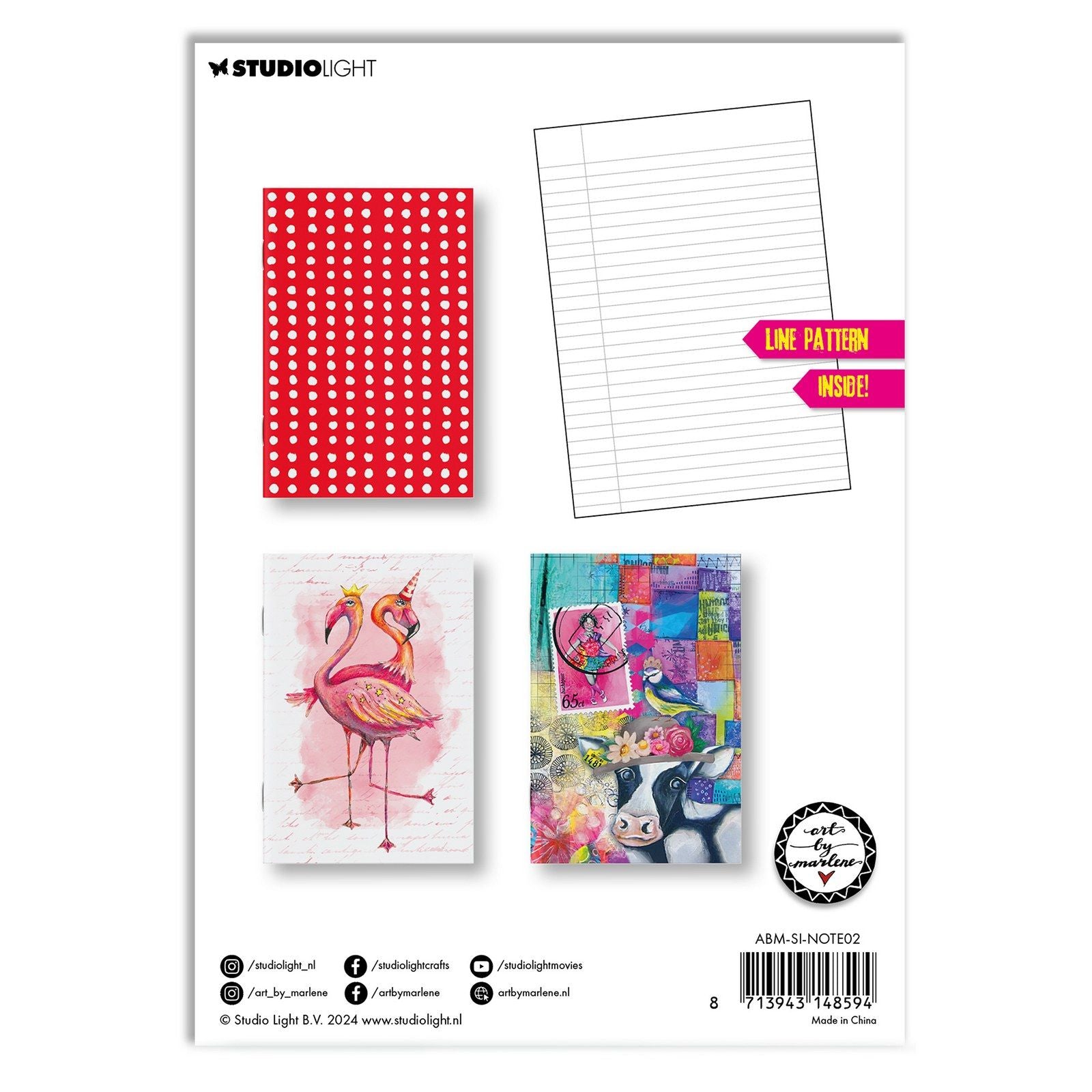 Studio Light • Signature Collection Bullet Journals, A5, 3er-Set