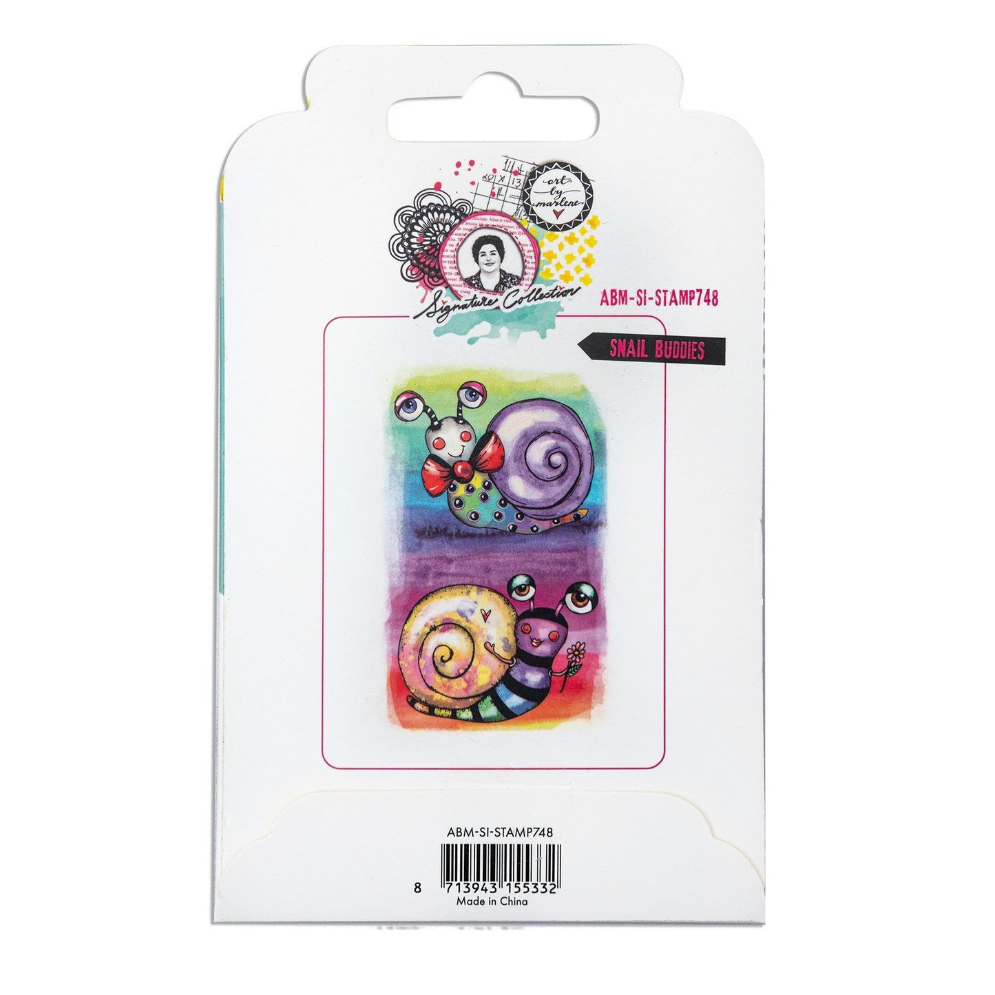 Studiolicht • Kunst von Marlene Cling Stamp Snail Buddies