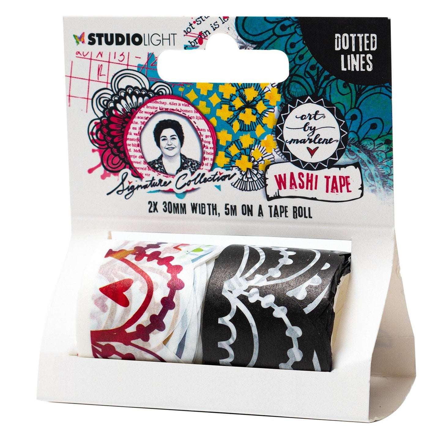 Studiolicht • Signature Collection Washi Tape mit gepunkteten Linien