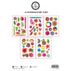 Studiolicht • Kunst von Marlene Washi-Stickerbögen mit bunten Elementen