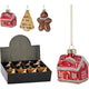 Aufhänger Weihnachtsfigur 6cm Display a 12Stk