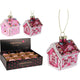 Anhänger Haus rosa 8cm Display a 12St