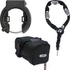 Abus Granit X-Plus™ 6950M Nr. + 6KS 100 + ST5950 Rahmenschloss-Set