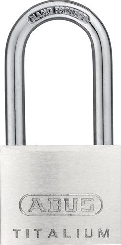 Abus Zylinder-Vorhängeschloss | Breite Schlosskörper 40 mm | Titan gleichschließend 6411 | 1 Stück - 54579 54579
