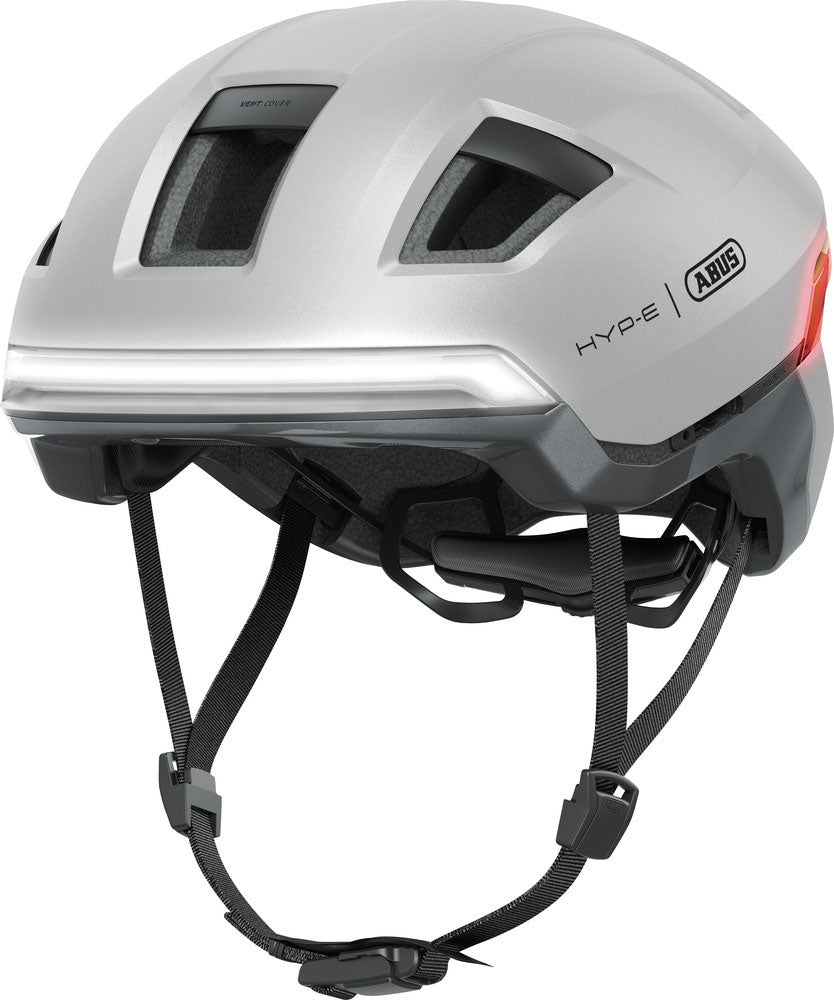 ABUS Smart Helm Hyp-E GLEAM Silber L 57-61 cm