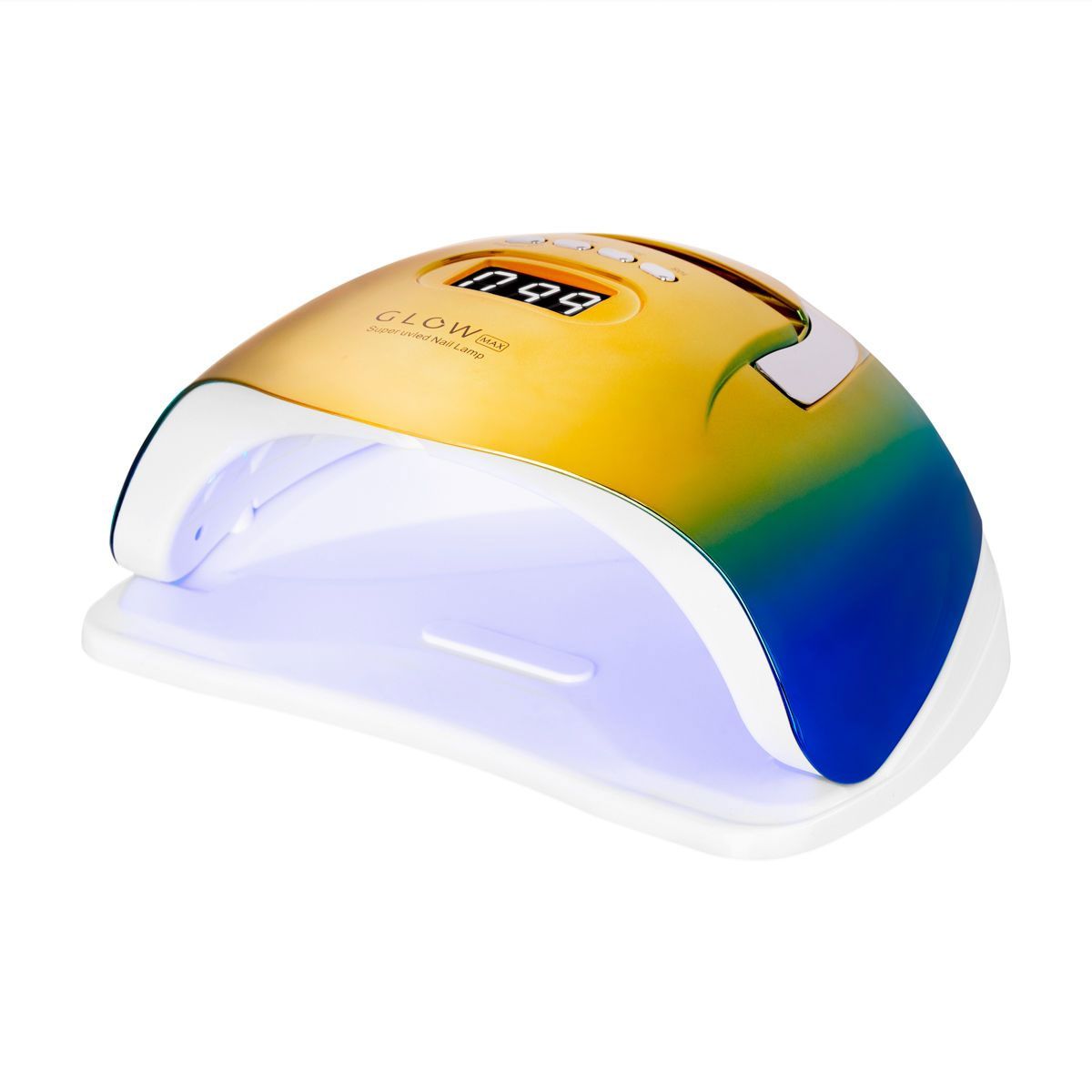 Glühgleulen F2 Zn UV LED Lampe Dual 220W Metallic Gold Blau