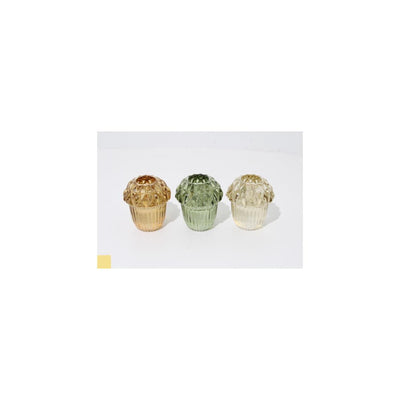 Home-Styling-Kerzenhalter aus Glas, 6,4 cm