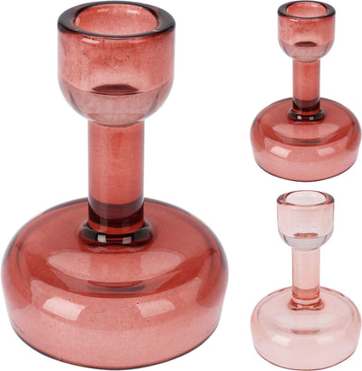 Home-Styling-Kerzenhalter aus Glas, 7 x 10 cm, wendbar