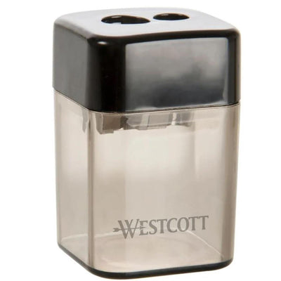 Westcott Bleistiftspitzer doppelt schwarz