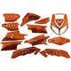 Edge Storge 13-Piece für Speedfight 2 Oranje Metallic