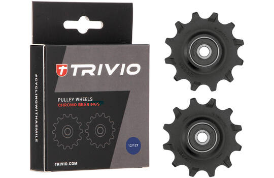 Trivio - Umwerferräder 12 12t Chromolager