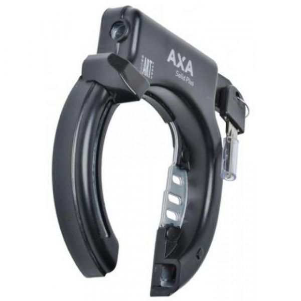 Axa Slot Solid Plus Art2 Black einschließlich Shimano Vertrubbe Stufen Träger Batterieschlitz