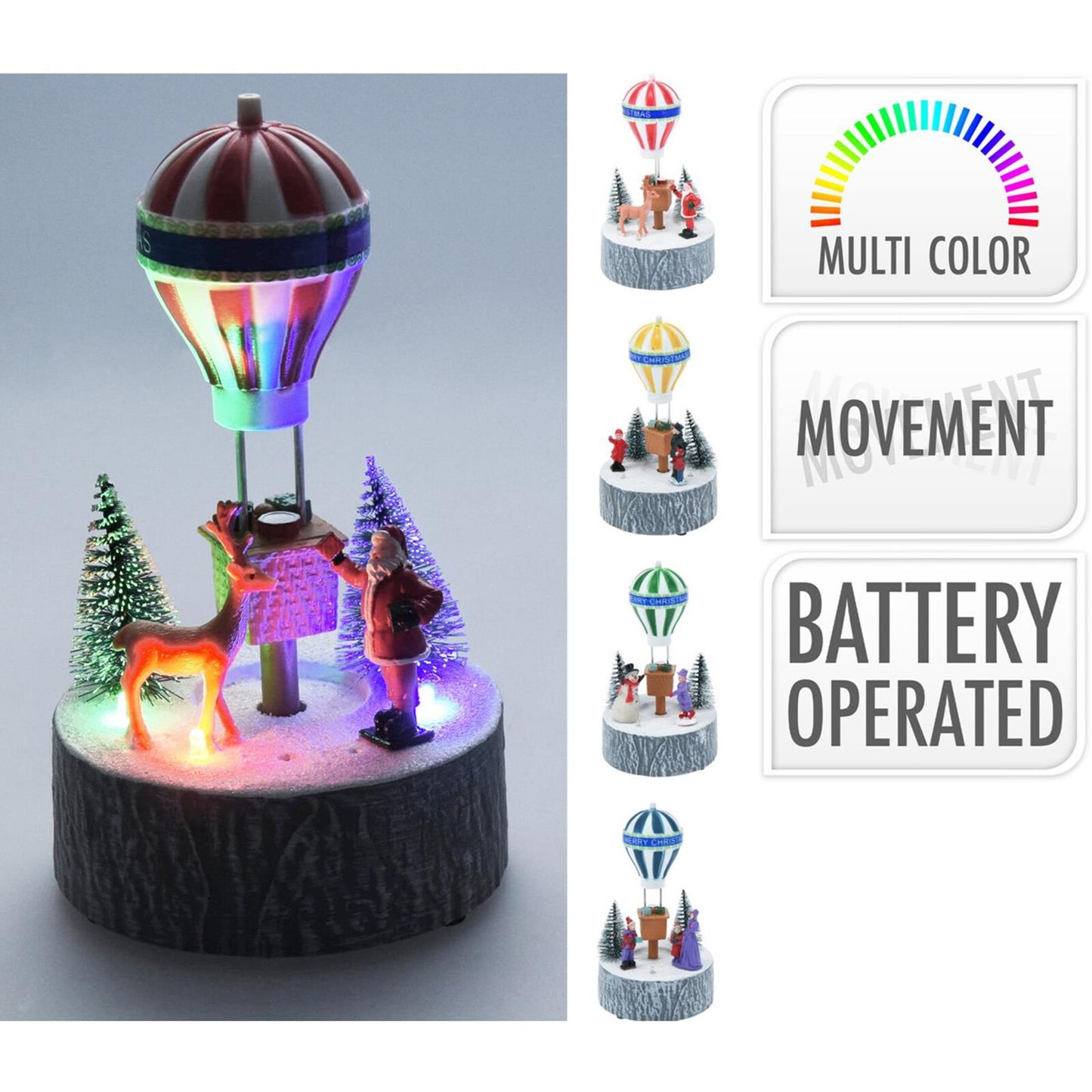 Home Styling Weihnachtsszene LED 17cm