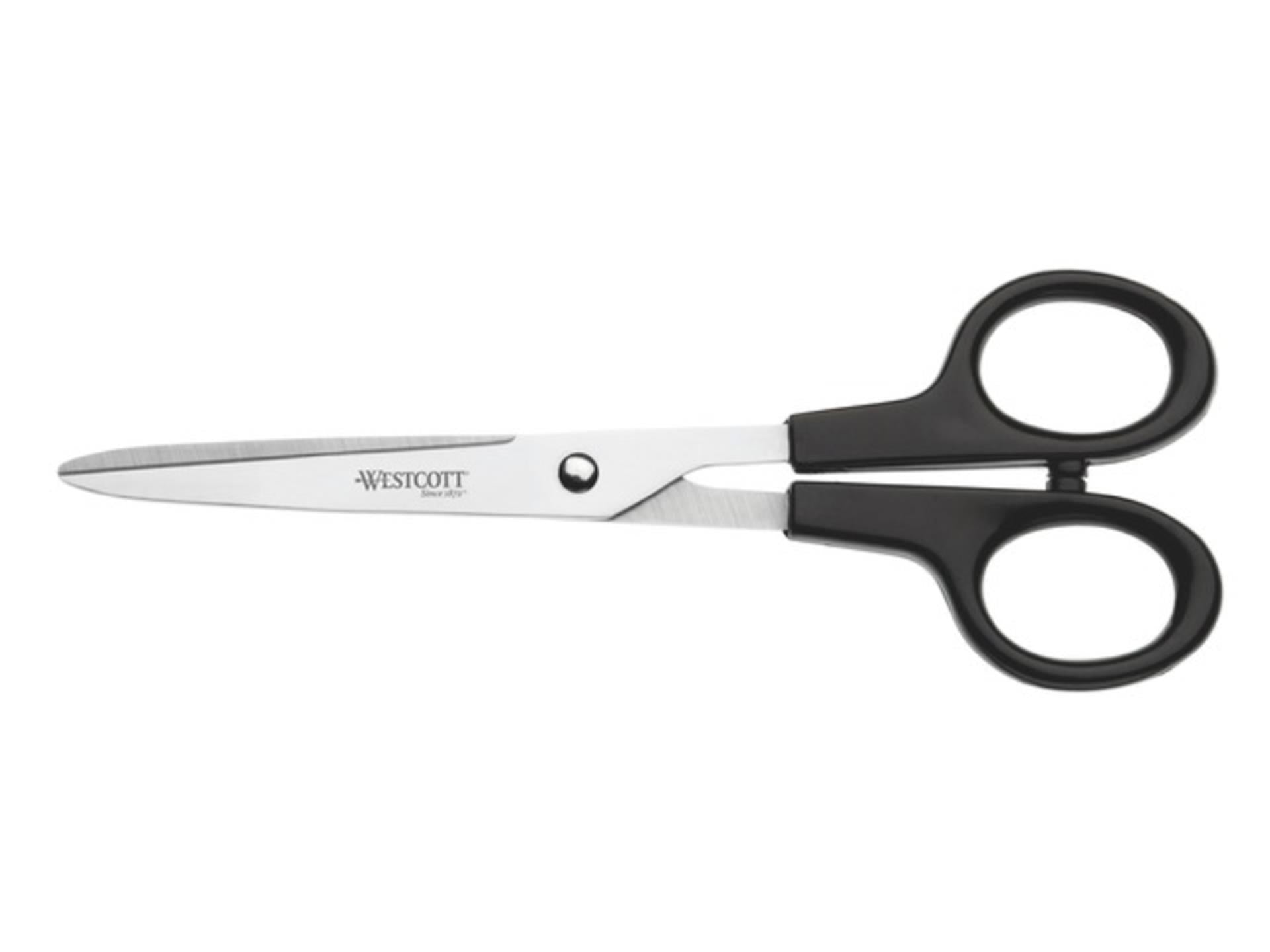 Quantore Schaar Westcott Buro 180 mm Edelstahl mit Plastikgriff