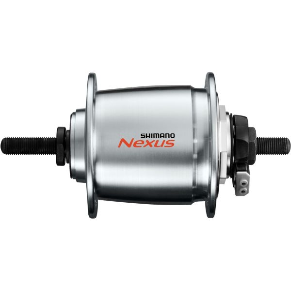 Shimano Dynamo Naf Shimano DH-C6000-1R 36 Löcher 6 V 1,5 Watt für Rollerbrake Silber
