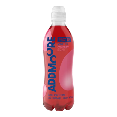 Addmoore Proteinwasser Kirsche Haustier (12x 0,5 Liter)