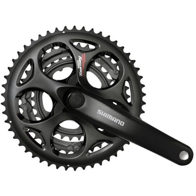 Shimano Cranket Set 7 8 Speed-Turnier FC-A073 170 50-39-30T mit quadratischer Achse Schwarz