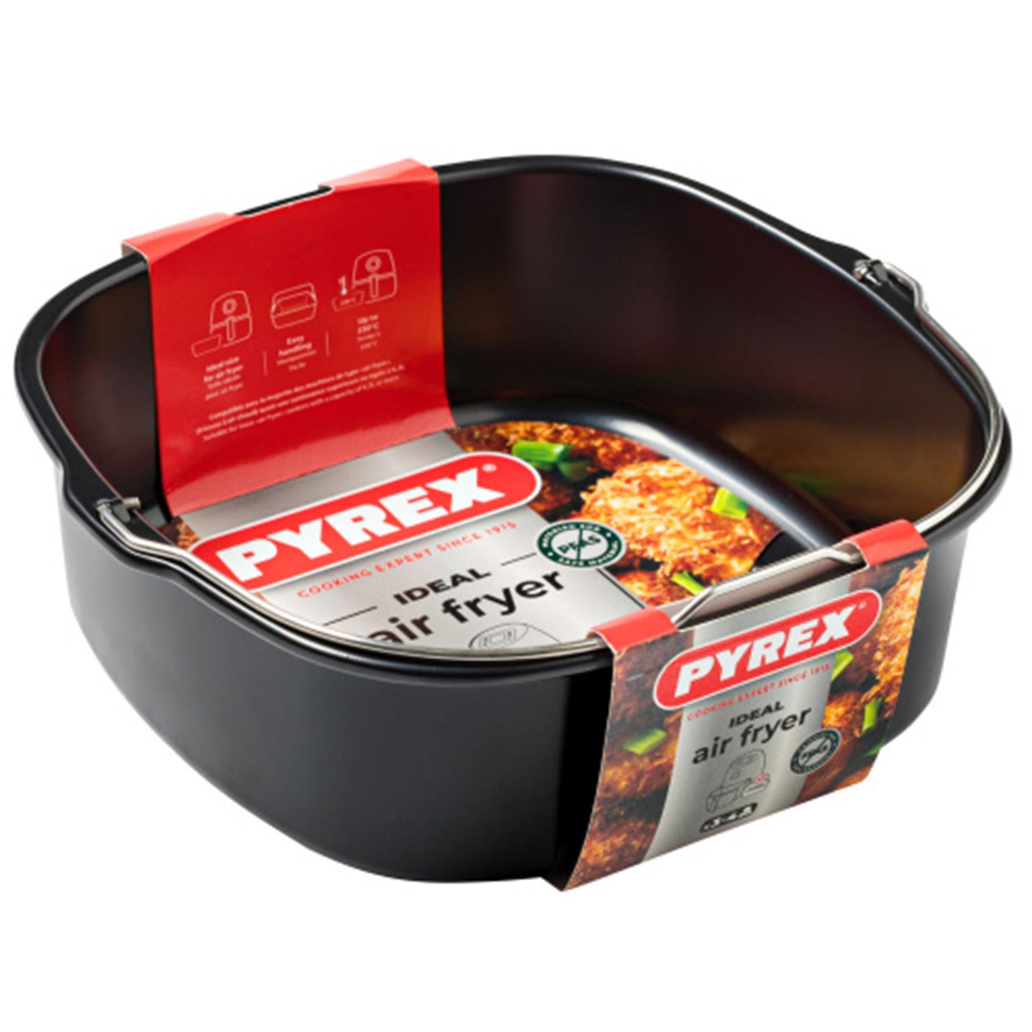Pyrex Heißluftfritteusen-Backform 22x21x7,5cm