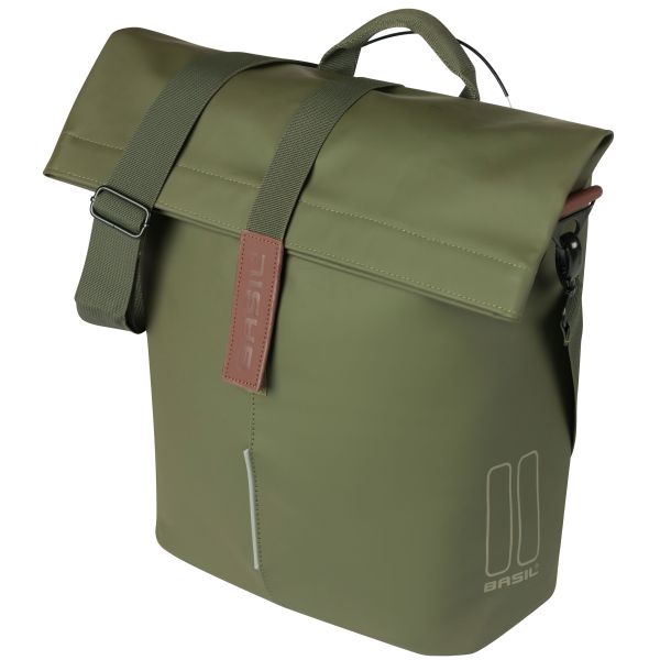 Basiliil Bicycle Shopper City Miksstollen 14-16 Liter 11 x 29 x 36 cm Moosgrün
