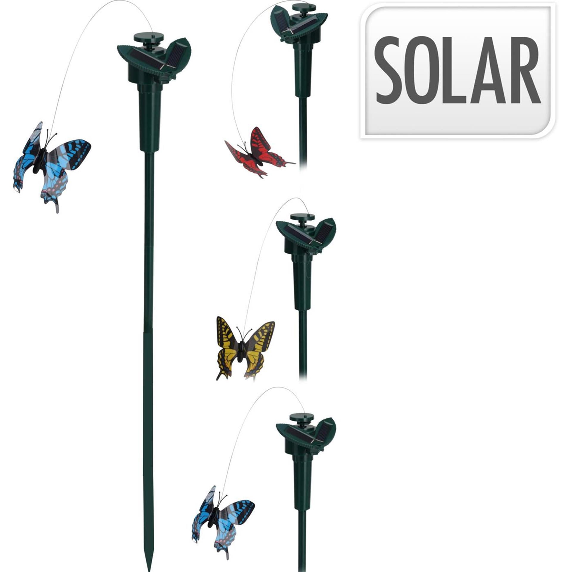 Pro Garden Gartenstecker Solar Schmetterling 38cm